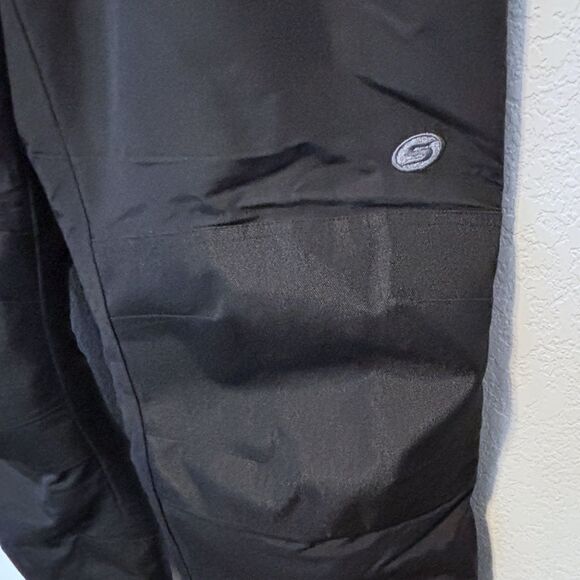 Black Slalom Snow Pants Insulated Knee Patches Size Women’s Large Vintage - Picture 3 of 7